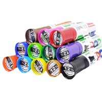 Marqueur publicitaire POP multi-embouts à encre à base d'huile, 12 couleurs, 6/12/20/30 mm, pour affiches et peintures colorées dessinées à la main