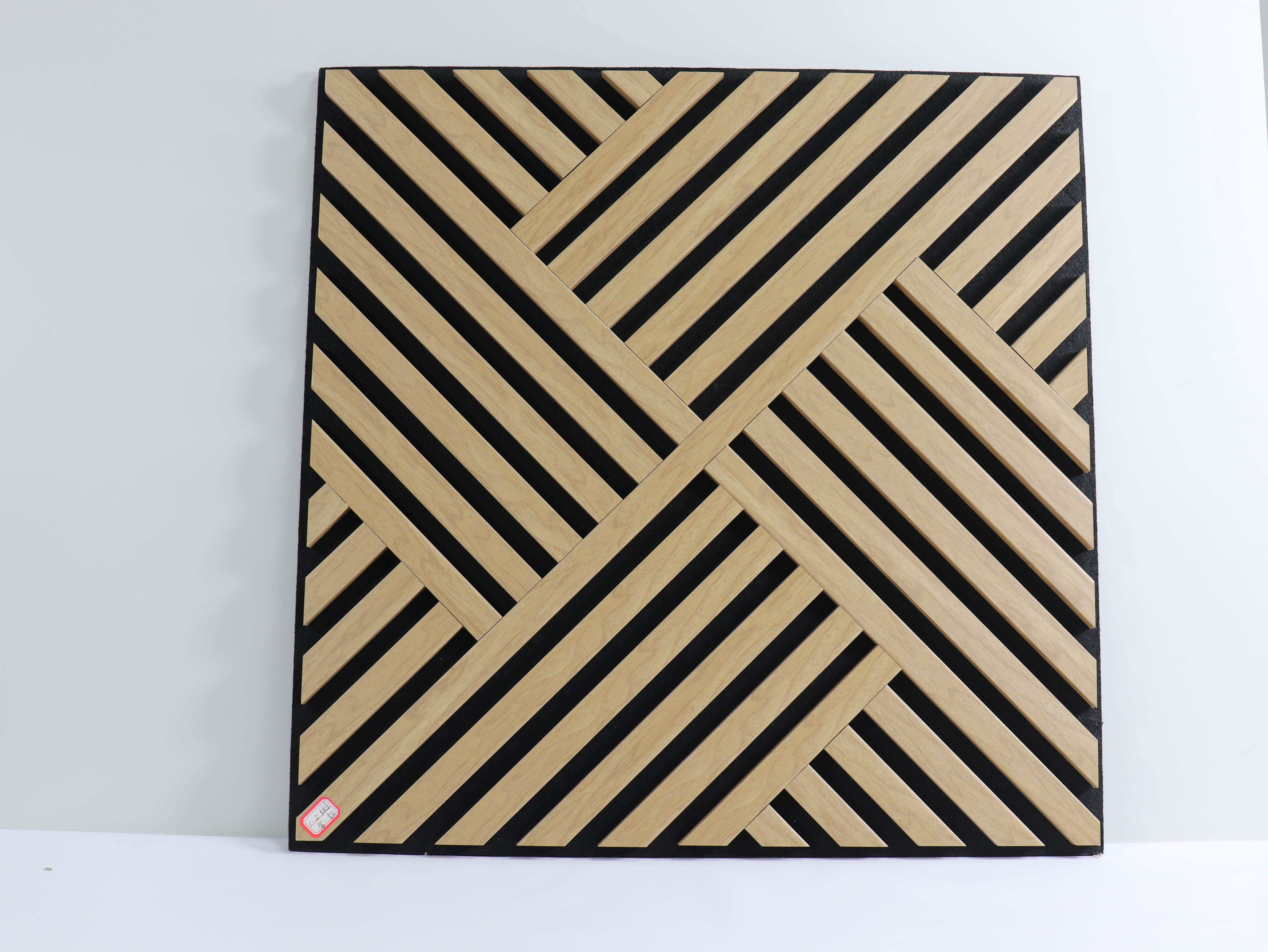 Acoustic Wooden Wall Panels Soundproof Wood Slat Acoustic Wall Panels Acoustic Panels With Strip