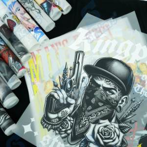 Autocollants DTF personnalisables en plusieurs tailles, bandanas lavables pour animaux de compagnie, expositions pour chiens, salons de toilettage, cliniques vétérinaires - Product Image 4