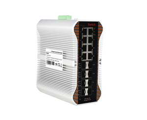 สวิตช์รวมสัญญาณอุตสาหกรรมแบบจัดการได้ พร้อมช่องเสียบ 8 กิกะบิต RJ45 + 4 SFP 10G SFP+ - Product Image 2