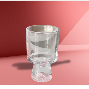 Tasses en verre de style simple avec un sens du haut de gamme, créativité de niche, luxe léger, tasses en verre de boisson domestique haut de gamme - Product Image 5