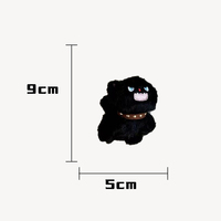 Porte-clés chat mignon en peluche, pendentif, jouet chaton, anime, animal en peluche, porte-monnaie, porte-monnaie