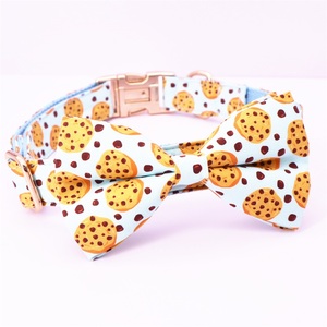 <span class=keywords><strong>Collar</strong></span> acolchado para perros y gatos con pajarita estampada personalizada y hebilla de metal Accesorios para mascotas grandes y pequeños - Product Image 4
