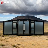 Maisons préfabriquées chinoises personnalisables de 20 pieds et 30 pieds, maison conteneur pliable extensible sur roues avec cuisine et salon