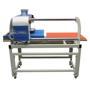 Máquina de prensa de calor para sudaderas con capucha prensa de calor automática eléctrica sin aire prensa de calor neumática 36x52 placa doble automa - Product Image 4
