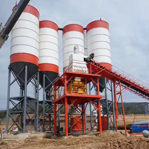Nueva Planta de Cemento Seco para Pequeñas Construcciones, Mezcladora de Concreto Prefabricado, Bomba PLC HZS90, Línea de Producción de Concreto Premezclado Eléctrica con Motor - Product Image 5