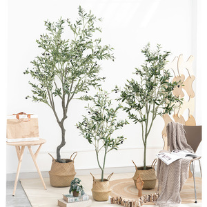 Hot bán tùy chỉnh Mini 60 ''80" 100 ''1Meter nhỏ nhân tạo Cây Ô Liu cho vườn trang trí - Product Image 4