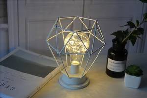 Design moderno portatile luce notturna <span class=keywords><strong>a</strong></span> LED <span class=keywords><strong>a</strong></span> <span class=keywords><strong>batteria</strong></span> in ferro bianco per nuziali lampade <span class=keywords><strong>a</strong></span> sospensione - Product Image 5