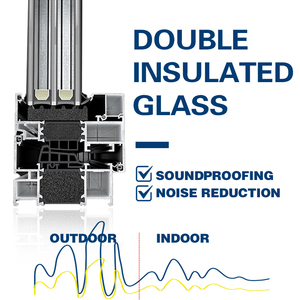 Fenêtres à battant en aluminium noir moderne Double vitrage Verre à impact élevé Installation facile Tache de rendement optimum - Product Image 3