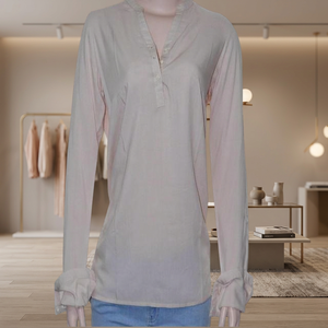 Blusa Elegante de Verano 2022, Nueva Moda para Mujer, 17 Colores, Tallas Grandes, Cuello Camisero, Manga Larga, Tejido Twill, Diseño Formal - Product Image 2