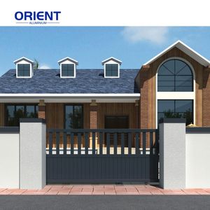 Snelle Levering Oprit Schuifpoort Roest Vrij Ontwerp Aluminium Oprit Aangepaste Intrekbare Poort Moderne Oprit - Product Image 4