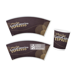 พัดลมถ้วยกระดาษแบบไดคัทเคลือบ PE/พลาขนาด5ออนซ์/6ออนซ์/7ออนซ์ - Product Image 4