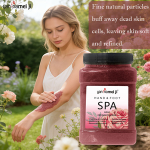 <span class=keywords><strong>Sel</strong></span> de bain à l'aloe vera parfumé à la <span class=keywords><strong>rose</strong></span>, gommage corporel aux <span class=keywords><strong>bienfaits</strong></span> relaxants pour un nettoyage en profondeur, un blanchiment et une élimination des peaux mortes, utilisation en spa - Product Image 1