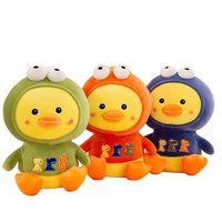 Nouvelle peluche personnalisée en gros, canard jaune, jouets en peluche mignons, fournisseur de jouets en peluche, cadeau pour enfants, CPC CE