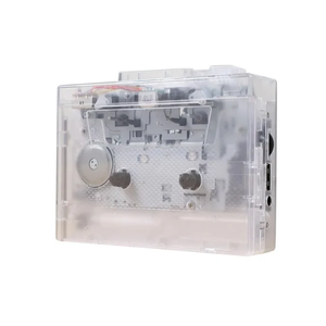Lecteur de cassettes transparent BT 5.0 Son HIFI Rétro Nostalgique Double Piste <span class=keywords><strong>Enregistreur</strong></span> de cassettes à retournement automatique - Product Image 6