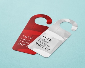 Paper Cardboard Printing <strong>Knob</strong> Hanging Advertising Flyer <strong>Door</strong> Hanger Flyer for Hotel - Product Image 4