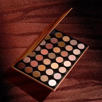 Palette de fards à paupières pour le maquillage du visage des filles sur scène, 35 couleurs personnalisées, longue tenue, haute pigmentation, naturelle