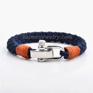 Bargain Sale Quality Assured Custom Stainless Steel Gold Shackle Engrave Bracelets Wholesale