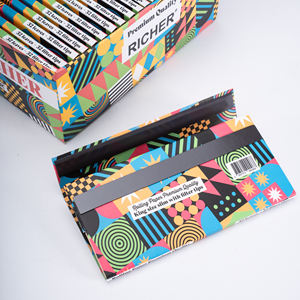 Papel de fumar de marca de combustión lenta, delgado, de cáñamo orgánico, tamaño King, diseño personalizado para tabaco - Product Image 2