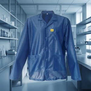 Bata de luz ESD Ropa DE TRABAJO antiestática conductora Logotipo ESD Hecho en Corea - Product Image 3