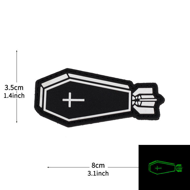 EOD bomb (black background and white night light)