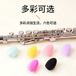 ที่พักนิ้วหัวแม่มือซิลิโคนสำหรับฟลุต คีย์ C โซปราโน แผ่นยางกันลื่น สำหรับผู้เริ่มต้นฝึกซ้อม - Product Image 3