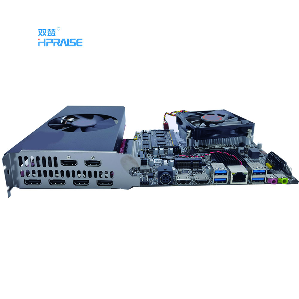 RX580 4K UHD 6 Разделенный экран дисплей i5 i7 8400 9500 процессор LGA 1151 mini atx материнская плата