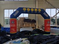 Arc d'air gonflable de 10 pieds, pour publicité, personnalisé avec logo imprimé, événements de sport, de course, de démarrage et de finition