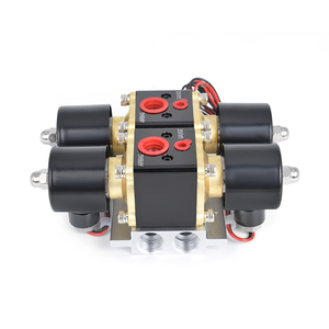 Válvula Solenoide de Colector de Doble Estación para Suspensión Neumática de Automóviles, Universal, DC12V, 200PSI, 4 - Product Image 4