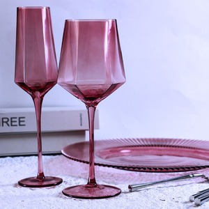 BLAIS – Verres à vin en cristal soufflé à la main, couleur prune élégante, <span class=keywords><strong>qualité</strong></span> supérieure, pour occasions spéciales – Ensemble économique – Lot de 1 - Product Image 1