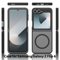 Antichoc avec étui de téléphone portable pliant dur mat magnétique pour Samsung Galaxy Z Flip 6 Z Fold 6 Razr 50 Ultra Razr Plus