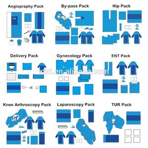 Conjunto de seção esterilizada do hospital eo, kit cirúrgico de entrega cesareana, conjunto de cortinas médicas de tiroide universal - Product Image 5