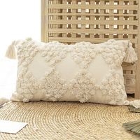 Innermor haute qualité luxe moderne coton macramé taie d'oreiller broderie personnalisée pour salon canapé coussin impression géométrique