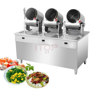 Máquina de Cocina Eléctrica para Arroz Frito <span class=keywords><strong>ITOP</strong></span> de 1L-6.4L, Robot Chef, Máquina de Arroz Frito para Restaurante, Robot Inteligente para Cocinar, Wok - Product Image 1