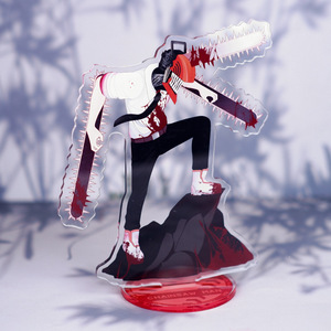 Soporte Acrílico de 15 cm de Alta Calidad con Diseño de Anime (Denji, <span class=keywords><strong>Makima</strong></span>, Power, Aki Hayakawa, Pochita) en 6 Colores, para Decoración o como Regalo Promocional - Product Image 1