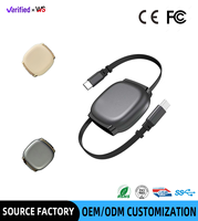 Câble magnétique rétractable à charge rapide PD 240W, prend en charge le protocole de charge 48V/5A, compatible avec les séries iPhone 15 - 17 / Ordinateurs portables