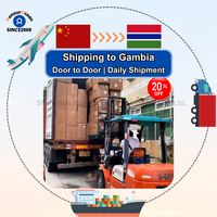 Ddp Fcl Lcl Conteneur d'expédition d'importation Top expédition maritime transitaire Agent de transport Chine vers Gambie Côte d'Ivoire Cameroun