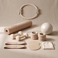 Ensemble de yoga complet personnalisé FX Wholesale : Tapis incurvé, bloc, rouleau, balle de massage, chaussettes, sangle – Idéal pour débutants, entraînement à domicile et étirements