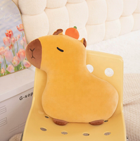 Coussin en peluche chat de dessin animé, oreiller poisson-bouffant en coton PP, cadeau pour enfants et famille pour canapé et maison