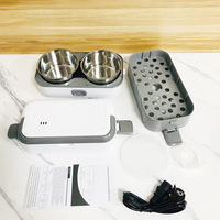 Chauffe-plat portable 2L, récipient empilable pour cuire le riz, ensembles de vaisselle pour boîte à lunch électrique auto-chauffante
