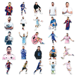 50 pezzi all'ingrosso della fabbrica di calcio atleti adesivi personalizzati Graffiti decorativi <span class=keywords><strong>Lionel</strong></span> <span class=keywords><strong>Messi</strong></span> adesivo - Product Image 3