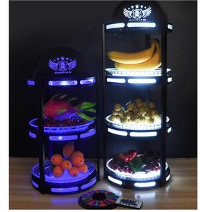 LOGO personalizzato decorazione della tavola da <span class=keywords><strong>Bar</strong></span> LED piatto di frutta <span class=keywords><strong>Bar</strong></span> vassoio da portata per frutta Led Light up <span class=keywords><strong>Bar</strong></span> vassoio da portata - Product Image 1