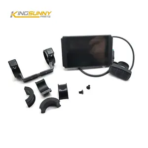 24V 36V 48V LCD8HU Waterproof Connector display Suitable for KT controller With USB Electric Bike parts LCD dashboard