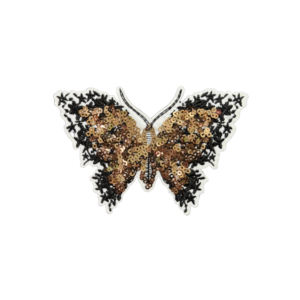 Aanpasbare Fabriek 3d Vlinder Borduurwerk Ontwerp Op Stof Diy Decoratieve Gom Doek Patch Voor Tassen Schoenen Hoeden - Product Image 1