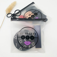 Pochette d'emballage pour bijoux en plastique PVC transparent avec fermeture éclair, personnalisable avec logo, étanche, recyclable et réutilisable, pour boucles d'oreilles et colliers