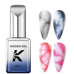 Etiqueta privada MOQ 60PCS Blooming Gel Esmalte de <span class=keywords><strong>uñas</strong></span> Flor blanca transparente Gel Tinta de <span class=keywords><strong>acuarela</strong></span> UV Mármol Flor Manicura <span class=keywords><strong>Uñas</strong></span> LED DIY - Product Image 1