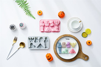 Moules à gâteau en silicone antiadhésifs au design égyptien, de qualité alimentaire, réutilisables, mignons, en silicone magnétique pour chocolat, bonbons et glaces DIY