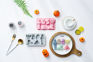 Moldes de Silicona Antiadherentes con Diseño Egipcio para Pasteles, Reutilizables, de Grado Alimenticio, Lindos Moldes Magnéticos de Silicona para Chocolate, Dulces y Hielo - Product Image 3