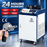 Machine de nettoyage au laser à fibre pulsée 100W 200W pour pièces métalliques