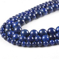 Perles africaines en pierre naturelle lapis-lazuli, livraison gratuite, vente en gros, perles africaines, en vrac